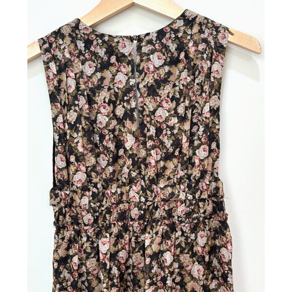 Cami NYC Hedy Ruffled Floral Silk Chiffon Midi Dress Size S Y2K Fairy Whimsigoth - Picture 12 of 16